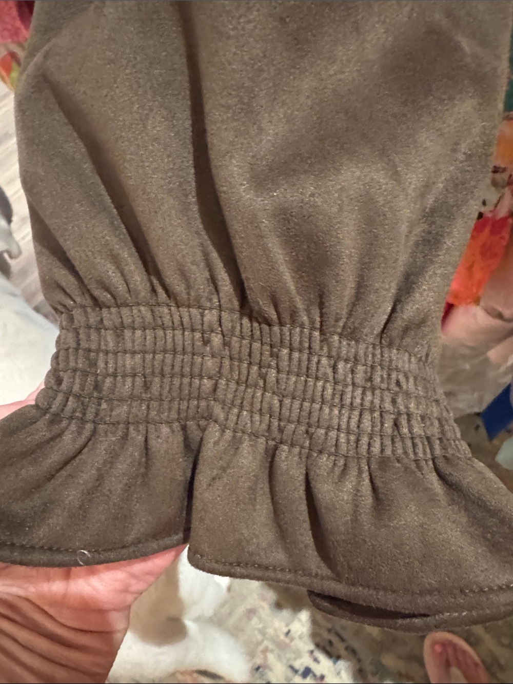 Tuckernut suede top NWOT - Picture 5 of 5